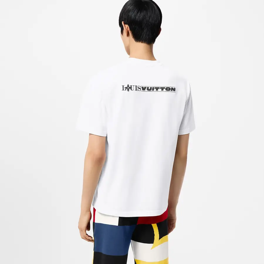 루이비통 그래픽 코튼 티셔츠 1AFVUV