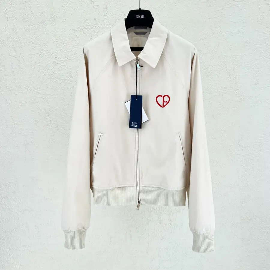 디올 CD Heart 블루종 재킷