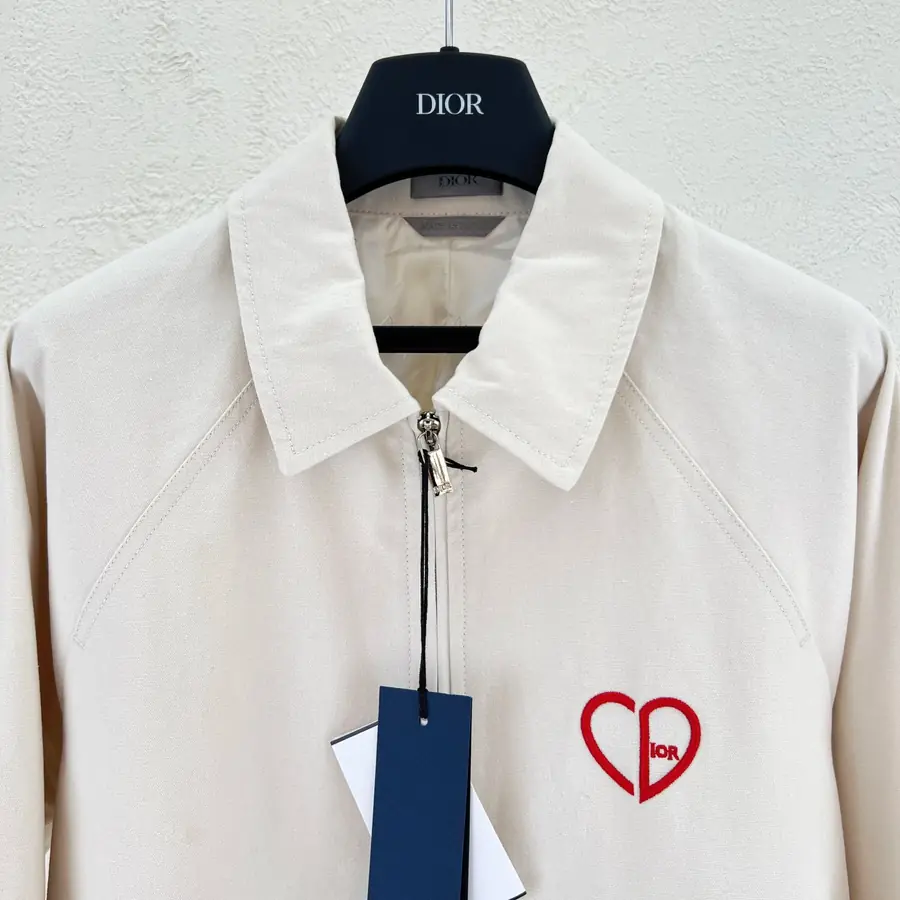 디올 CD Heart 블루종 재킷