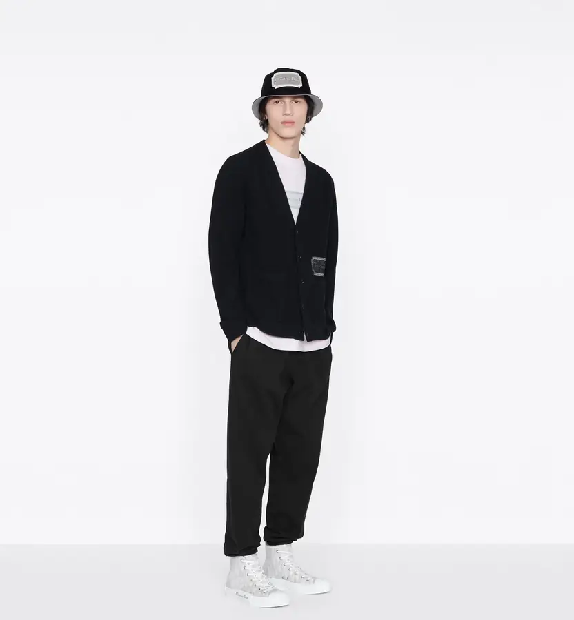 디올 Couture 캐시미어 가디건 블랙