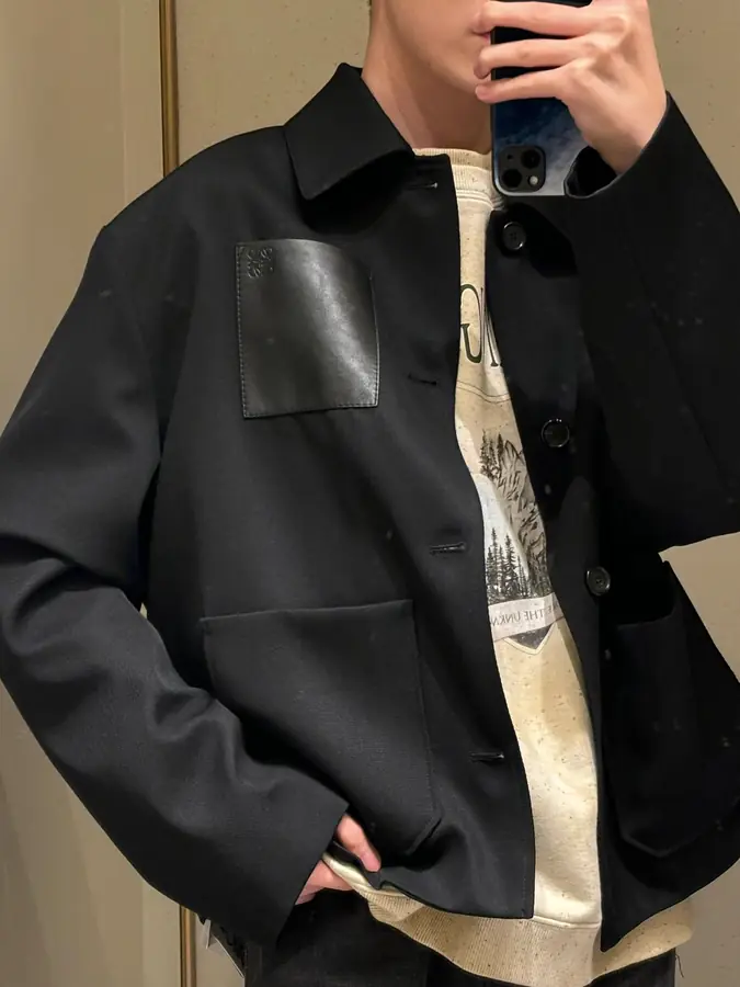 로에베 워크웨어 울 자켓