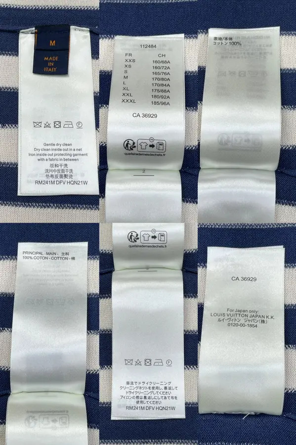 루이비통 반소매 코튼 티셔츠 1AFANQ
