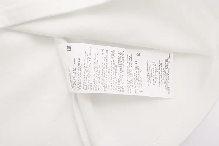 질샌더 로고 프린트 코튼 티셔츠 화이트