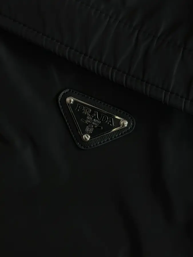 프라다 코튼 나일론 가바딘 자켓