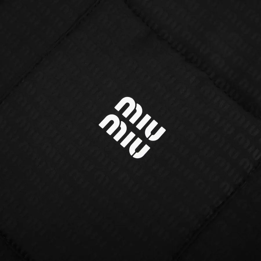 미우미우 다운 패딩 셔츠 재킷