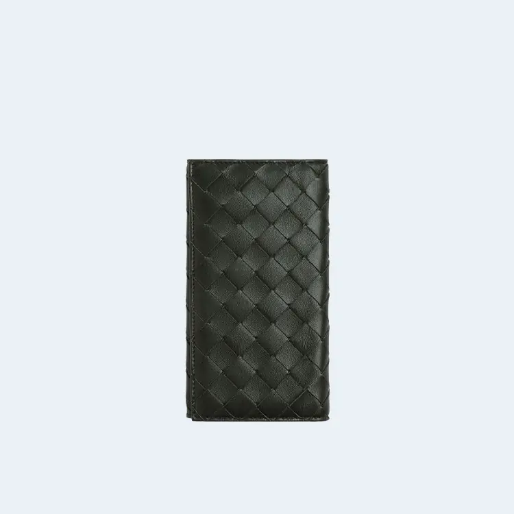 보테가 베네타 인트레치아토 장지갑 블랙