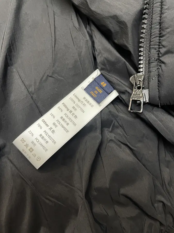 루이비통 모노그램 퀄티드 후디드 블루종 1AFA72