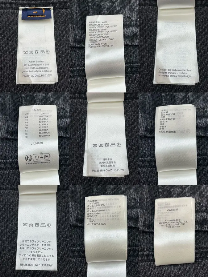 루이비통 모노그램 데님 블루종 1AFYCH