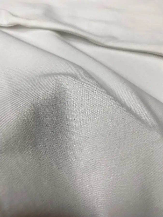 프라다 스트래치 코튼 롱 티셔츠 화이트