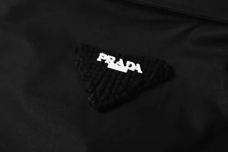 프라다 24SS 프린트 패치워크 셔츠 블랙