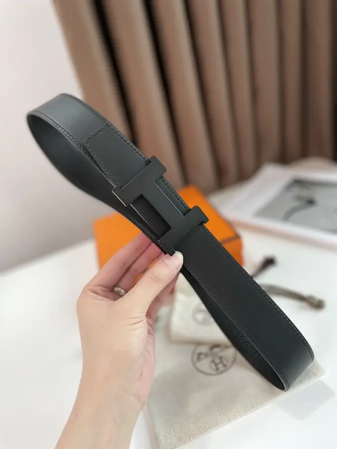 에르메스 콘스탄스 리버서블 블랙 벨트 38mm