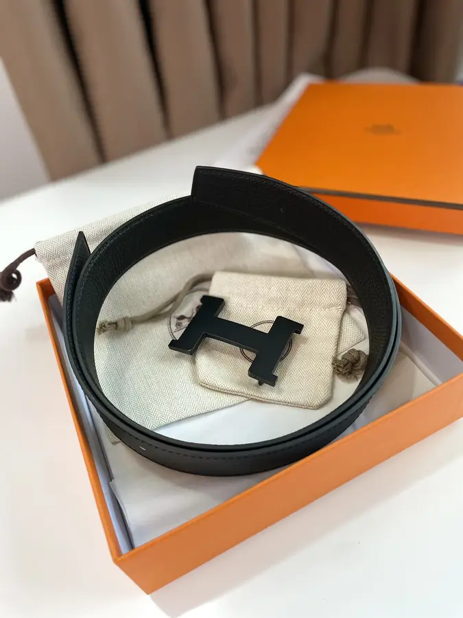 에르메스 콘스탄스 리버서블 블랙 벨트 38mm