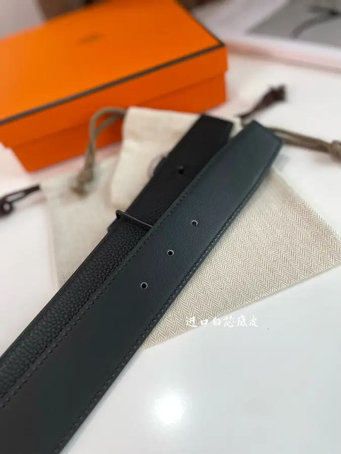 에르메스 콘스탄스 리버서블 블랙 벨트 38mm