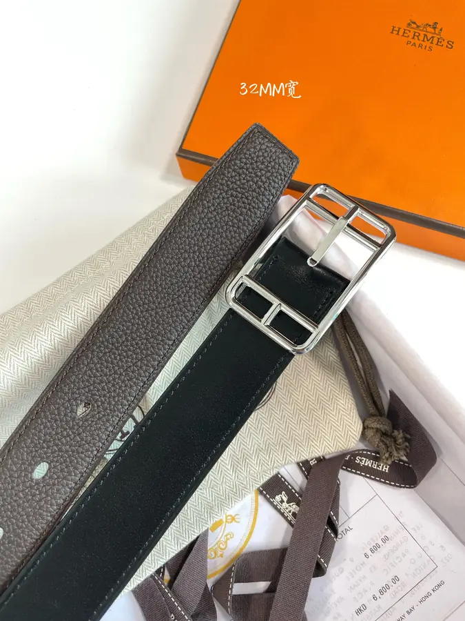 에르메스 카페 코드 32 리버서블 벨트 32mm