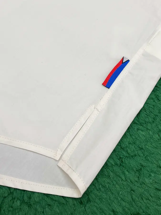 루이비통 엠벨리시드 오픈 카라 롱 슬리브드 셔츠