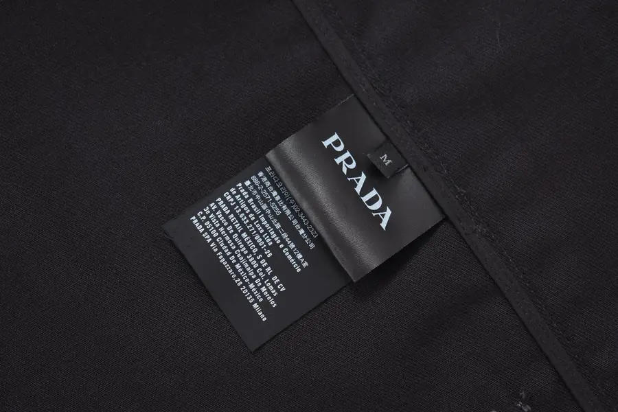 프라다 벨벳 데님 블루종 자켓 블랙