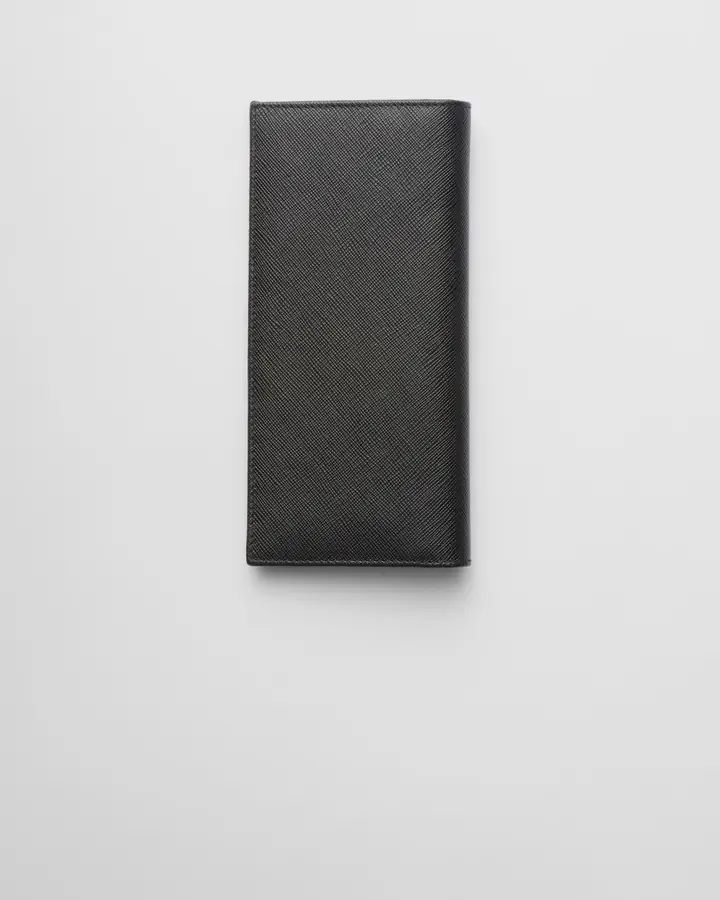 프라다 사피아노 실버 삼각로고 지갑