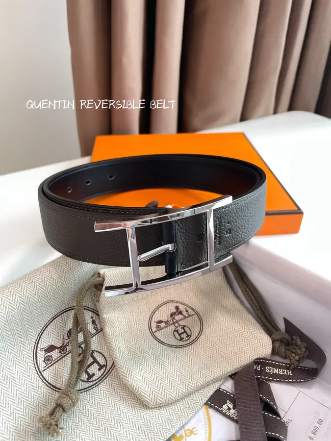 에르메스 쿠엔틴 리버서블 벨트 32mm