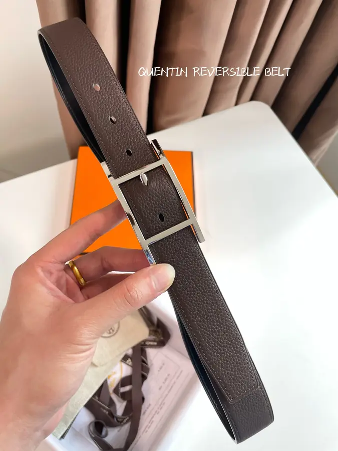 에르메스 쿠엔틴 리버서블 벨트 32mm