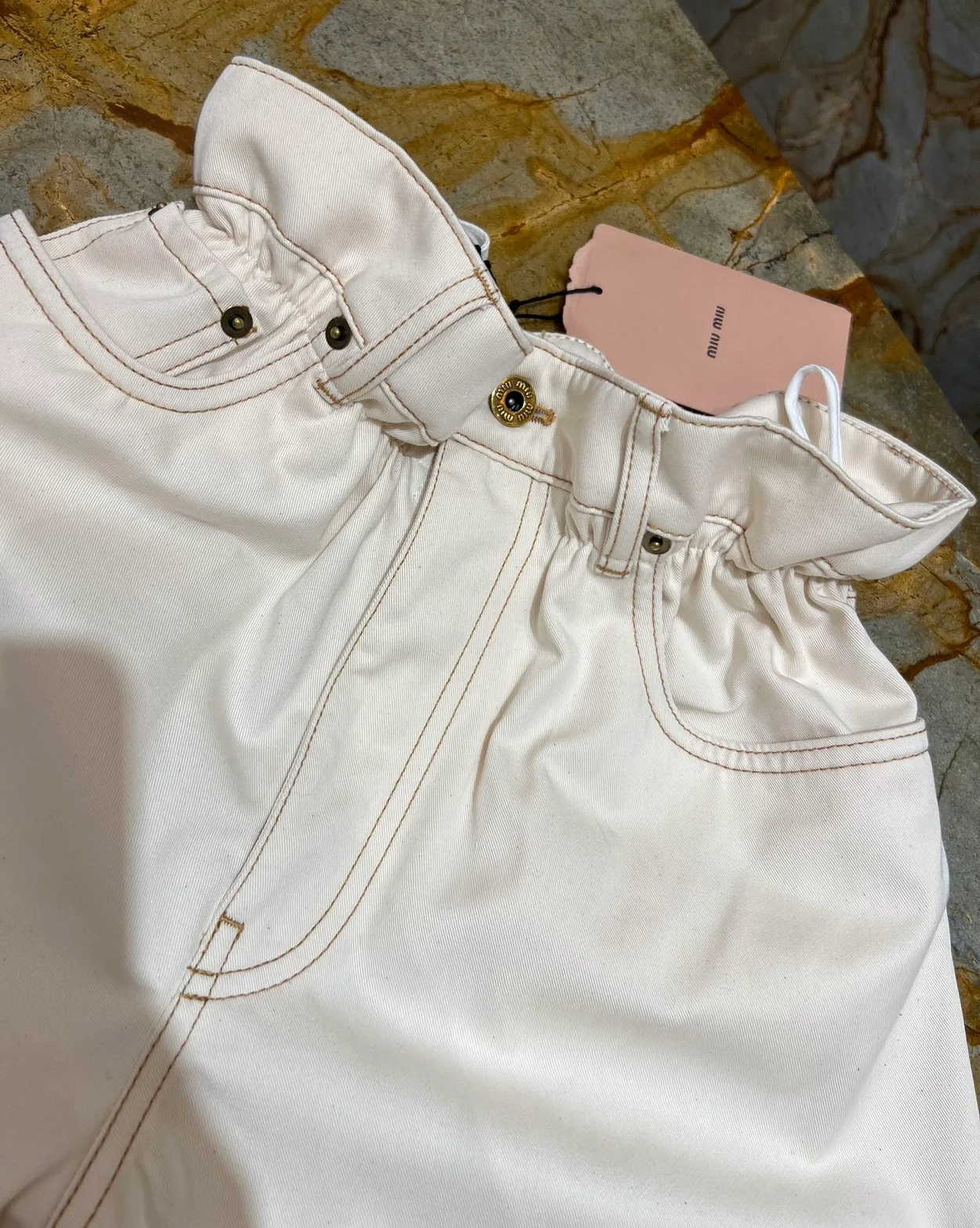 미우미우 데님 쇼츠