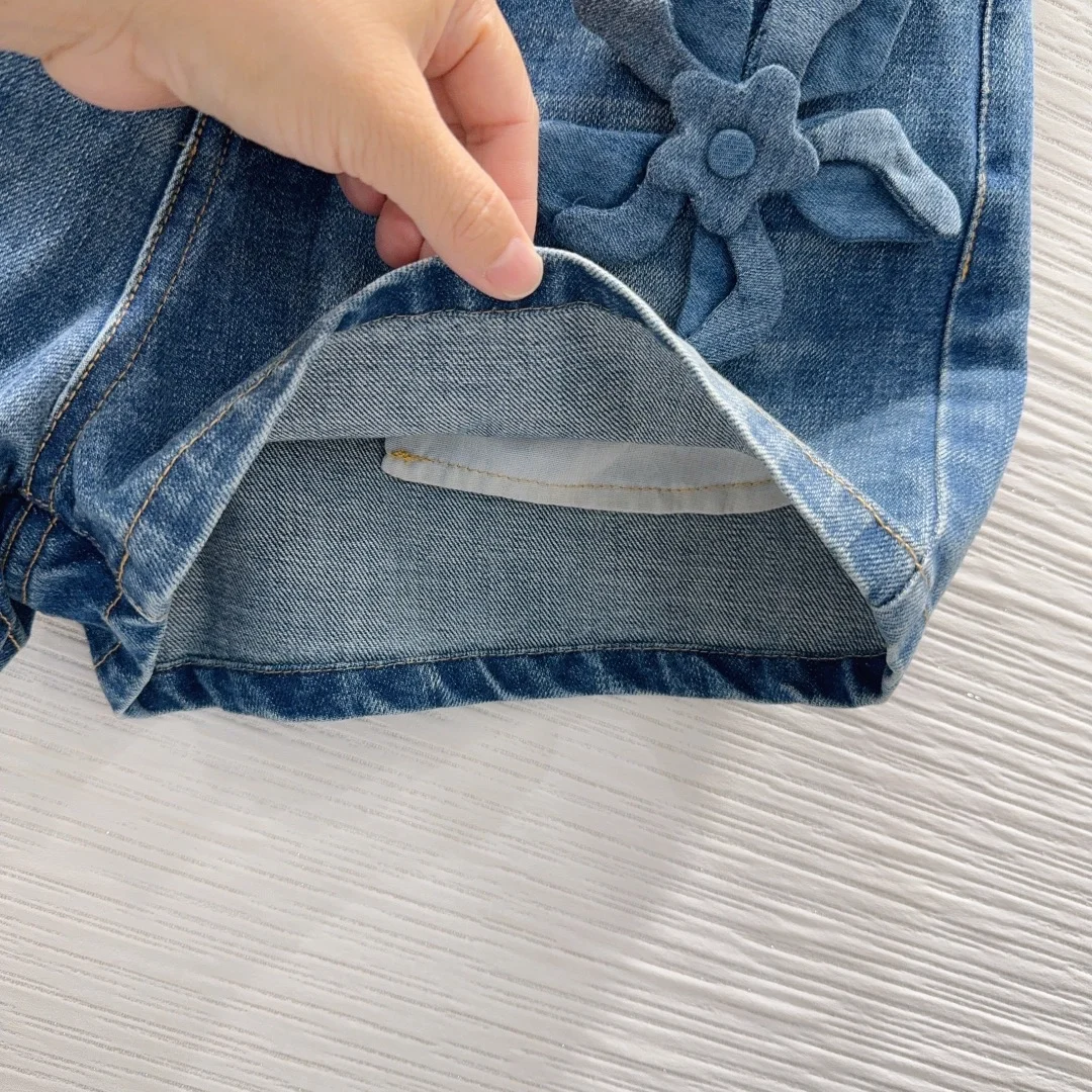 발렌티노 미디엄 블루 데님 쇼츠