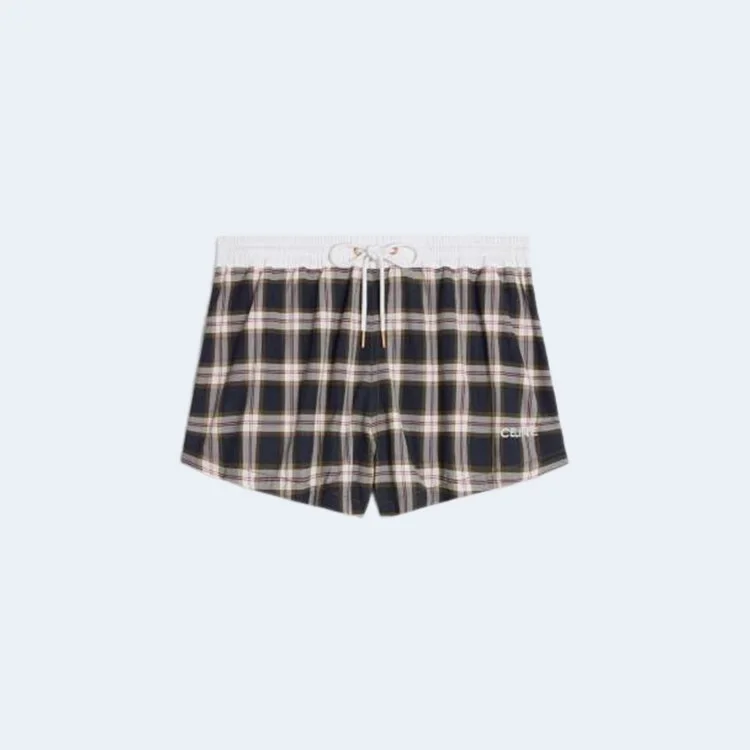 셀린느 체크 미니 쇼츠