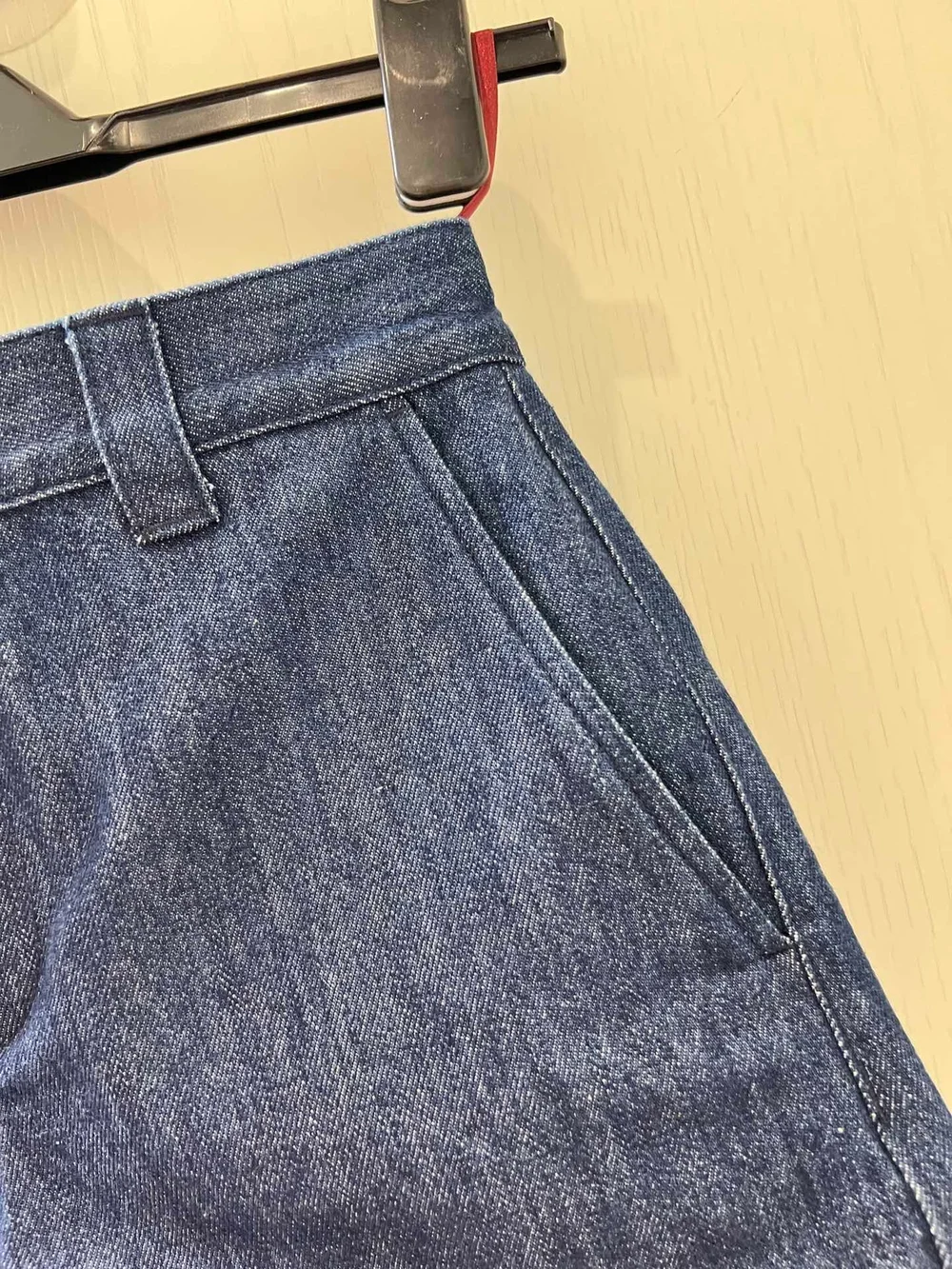 구찌 홀스빗 로우 웨이스트 데님 쇼츠