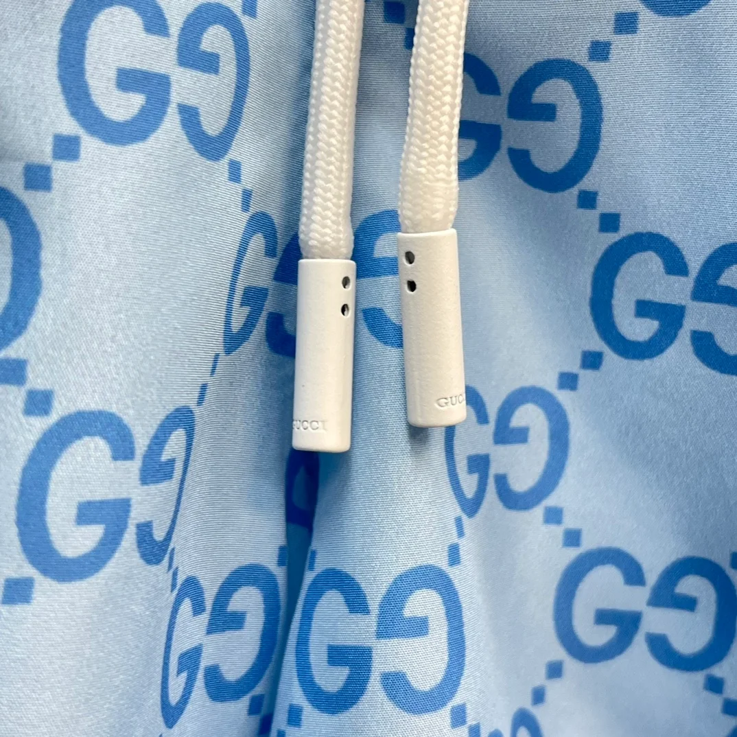구찌 GG 프린트 나일론 스윔 쇼츠