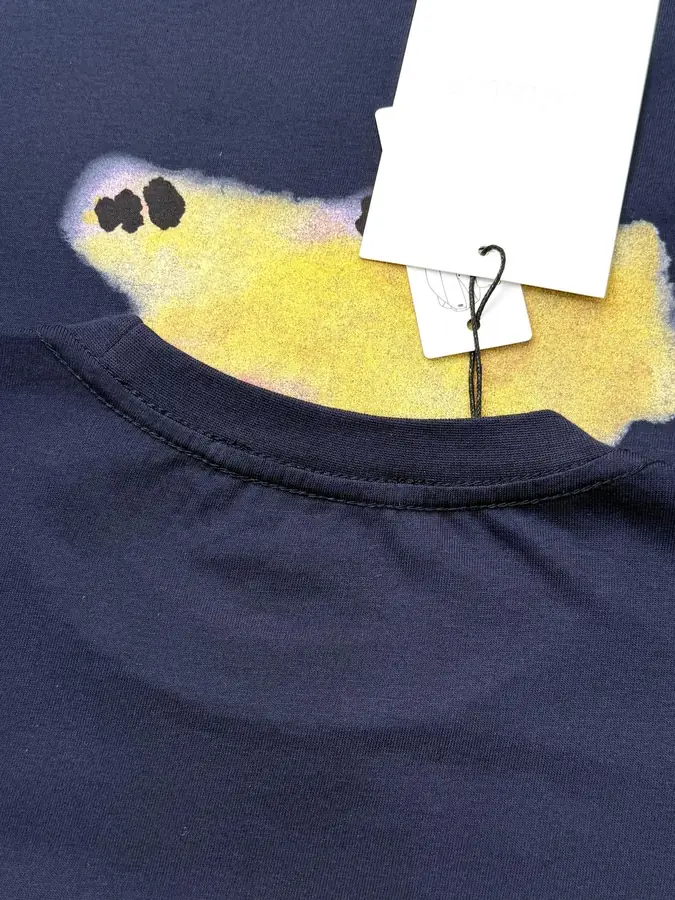 남녀공용 웰던 토끼 프린트 반팔 티셔츠 (2color)