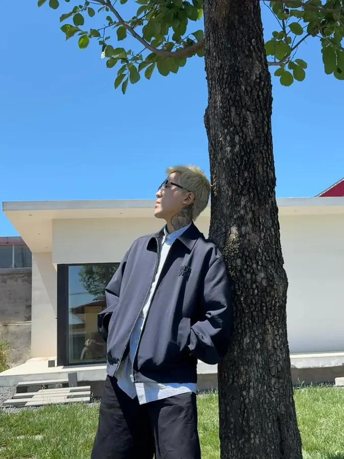 미우미우 모헤어 블루종 재킷