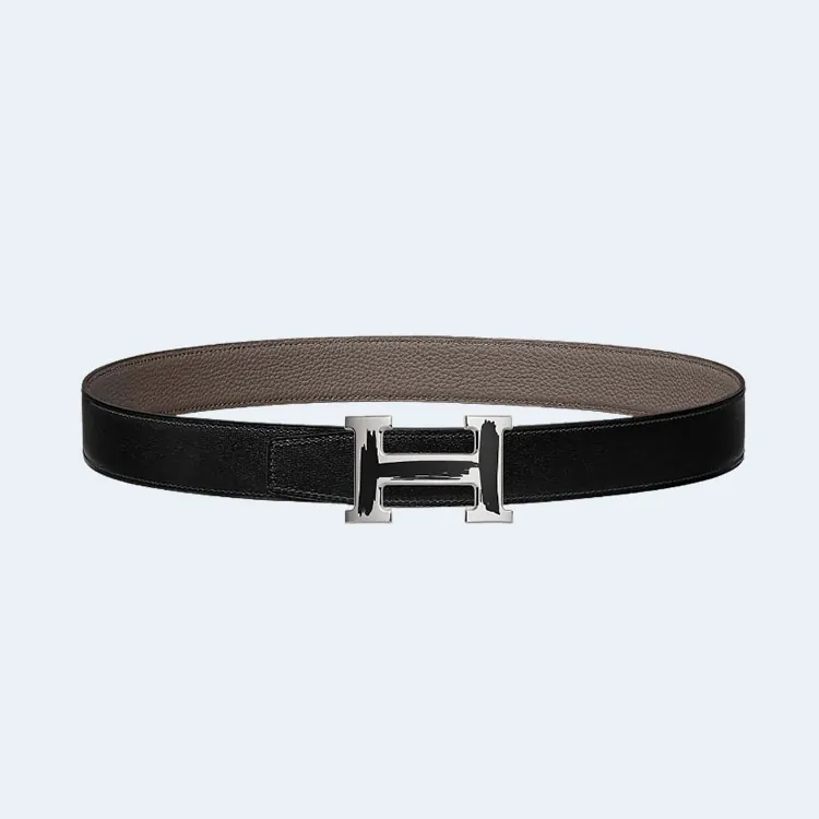 에르메스 브러시 리버서블 벨트 베이지 32mm