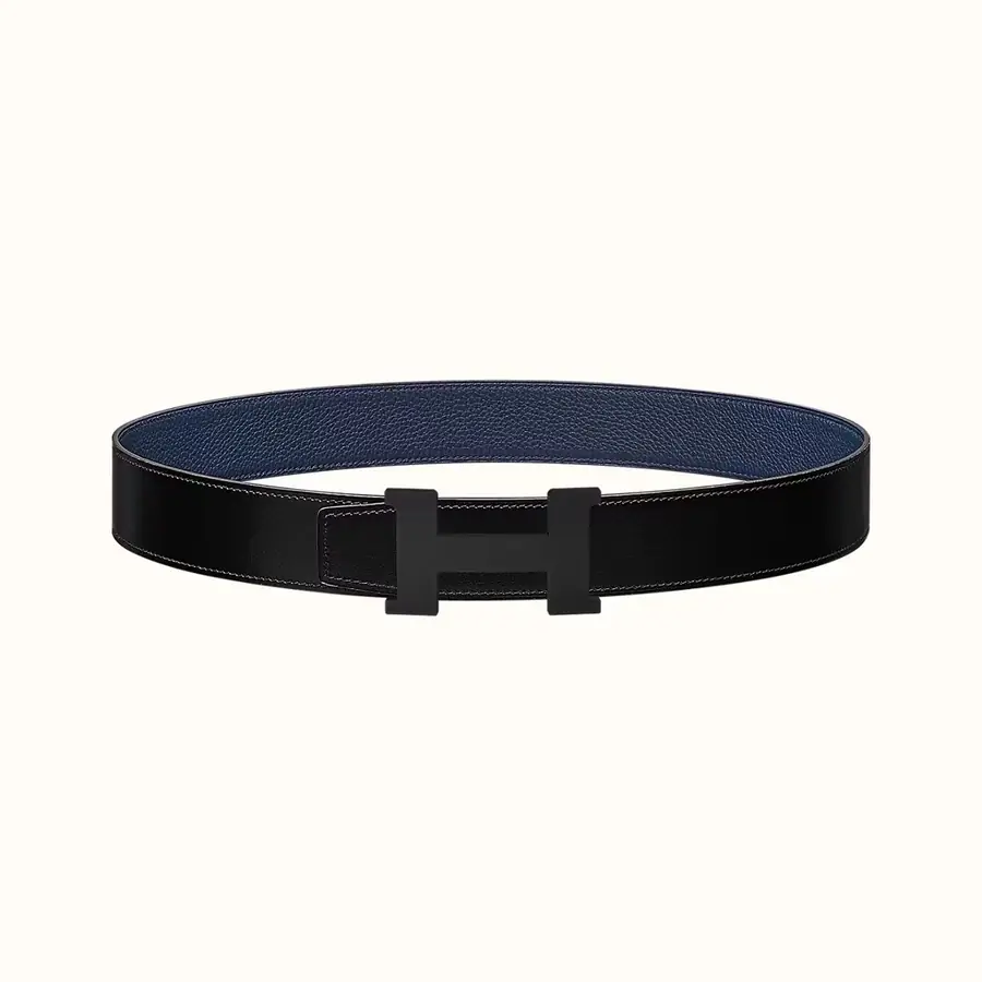 에르메스 콘스탄스 리버서블 블루 벨트 38mm