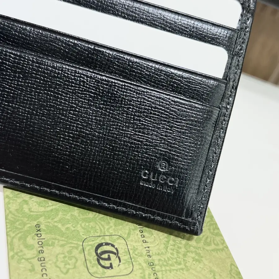 구찌 오피디아 인터로킹 반지갑 블랙