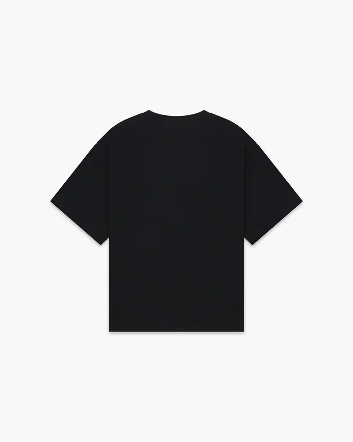 남녀공용 웰던 블러리 로고 프린트 반팔 티셔츠 (2color)