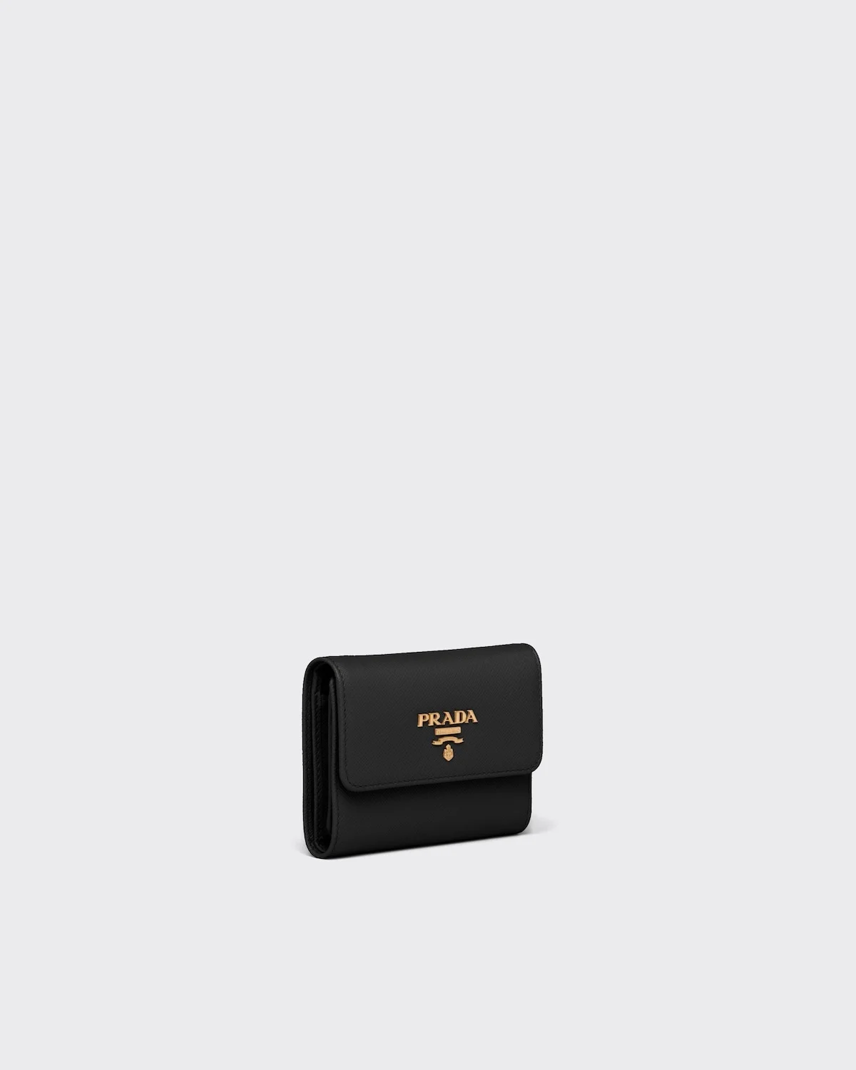 프라다 사피아노 메탈로고 레더 반지갑
