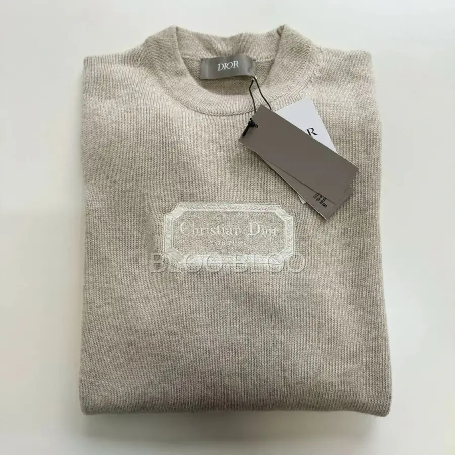 디올 Couture 캐시미어 스웨터 베이지