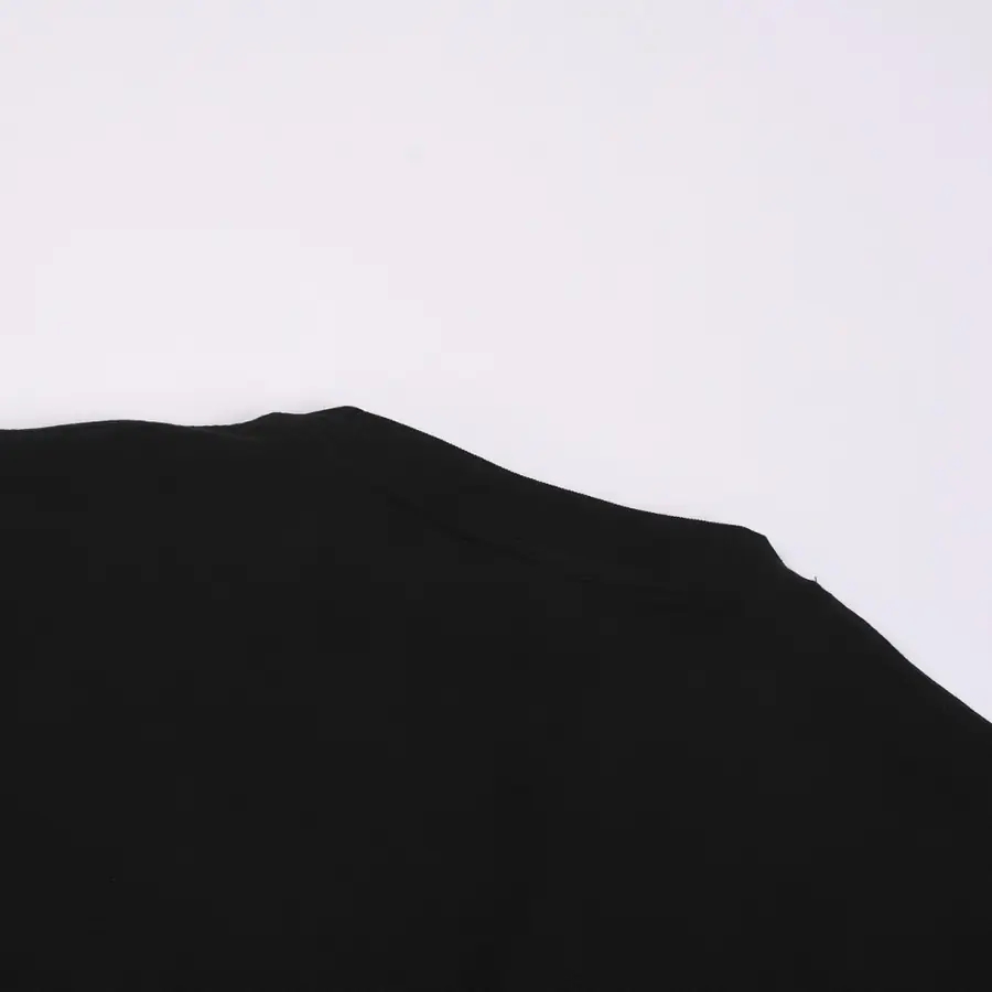 발렌시아가 오버사이즈 미러 로고 티셔츠 블랙