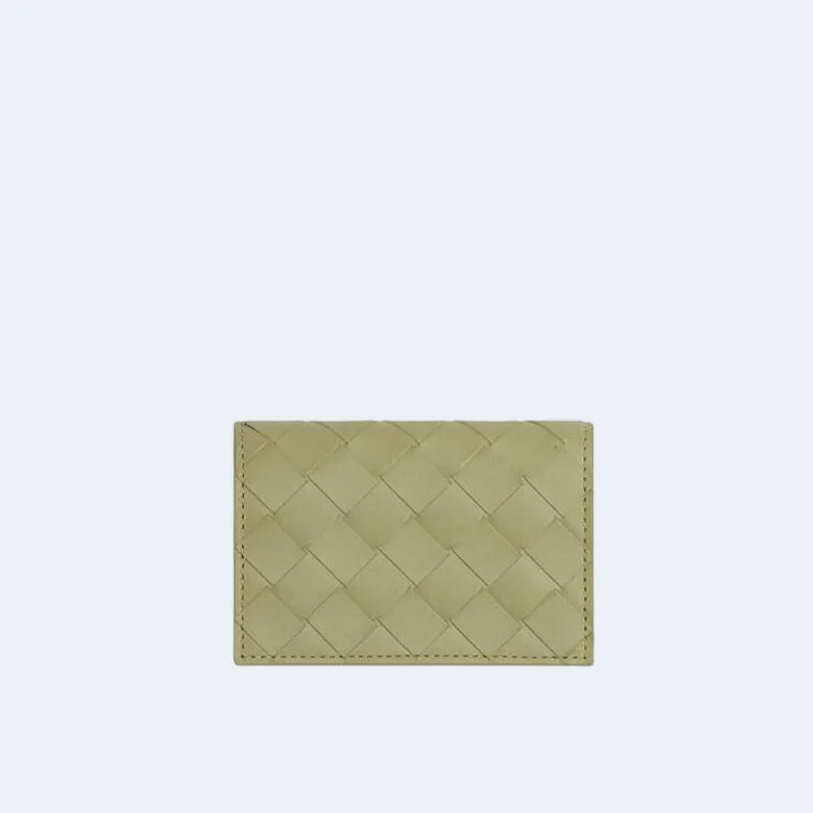보테가 베네타 인트레치아토 트래버틴 명함지갑