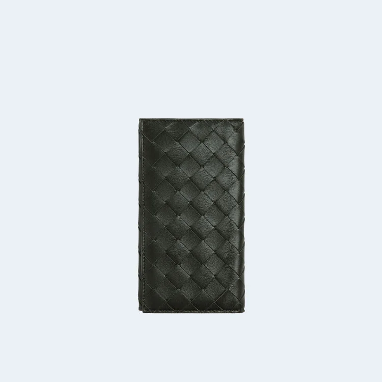 보테가 베네타 인트레치아토 장지갑 블랙