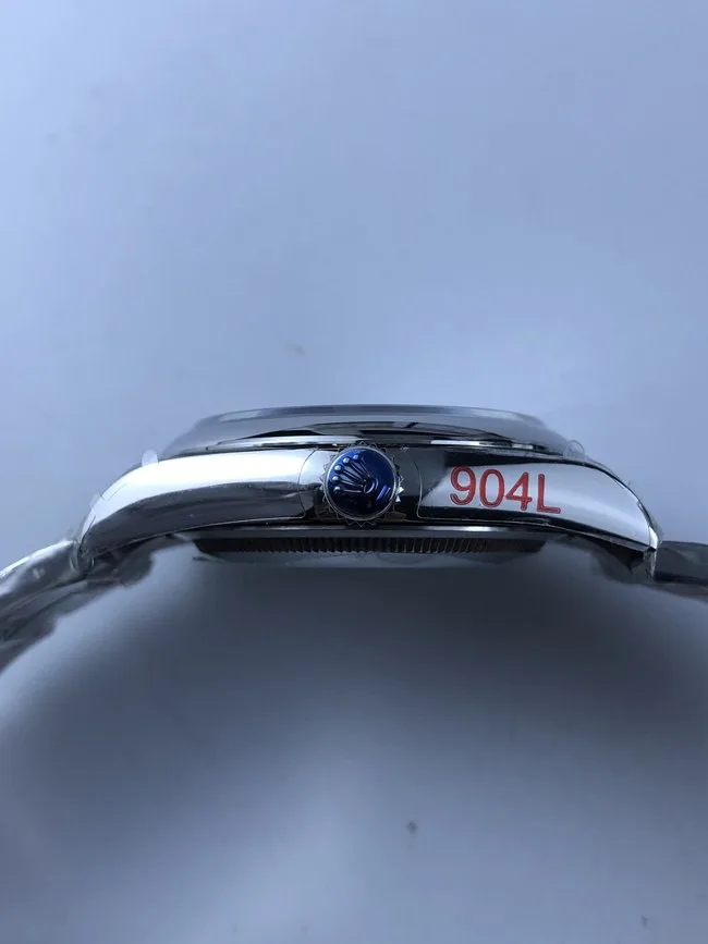 롤렉스 오이스터 퍼페츄얼 36mm 브라이트 블루 상세 이미지 5