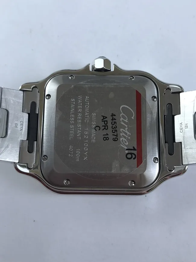까르띠에 산토스 40mm 라지 옐로우 골드 상세 이미지 3