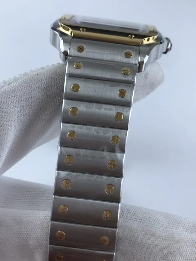 까르띠에 산토스 40mm 라지 옐로우 골드 상세 이미지 4