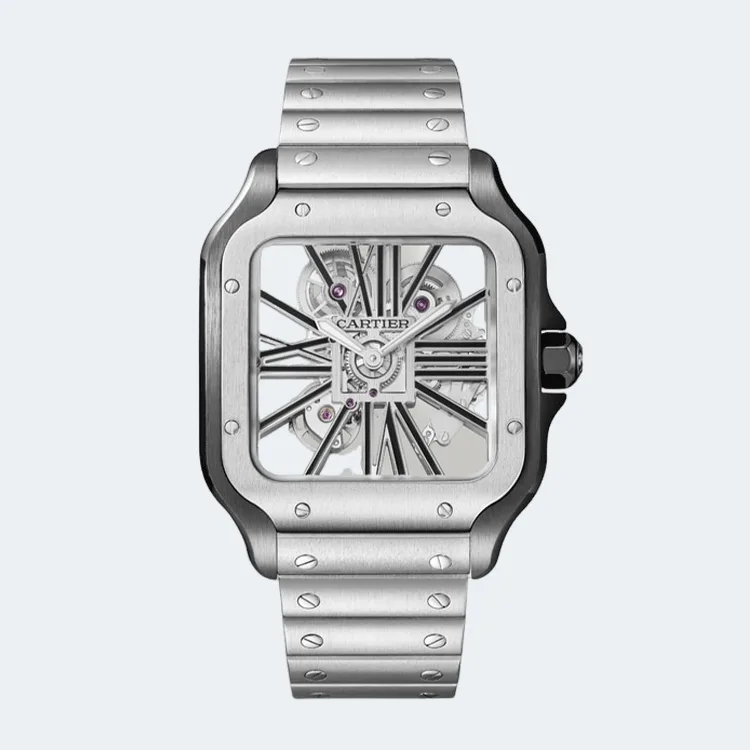 까르띠에 산토스 40mm 라지 9611 블랙칼리버