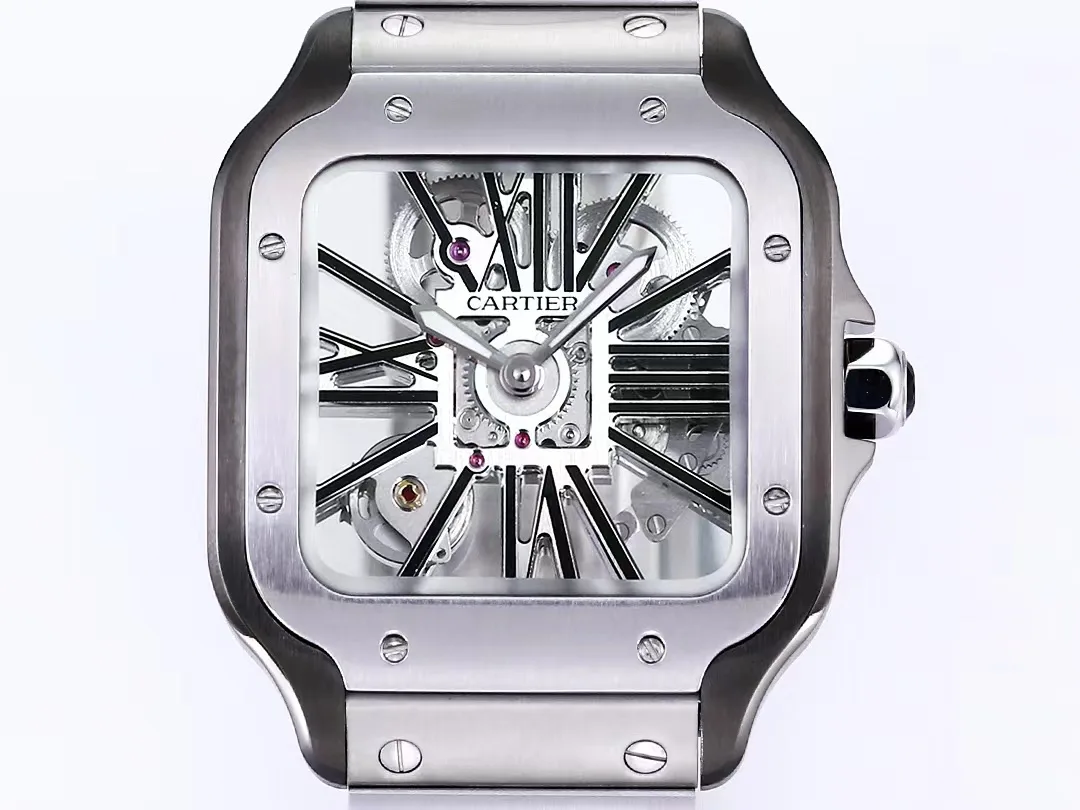 까르띠에 산토스 40mm 라지 9611 블랙칼리버 상세 이미지 3