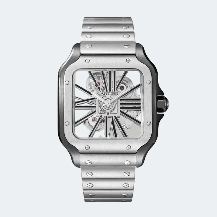 까르띠에 산토스 40mm 라지 9611 블랙칼리버