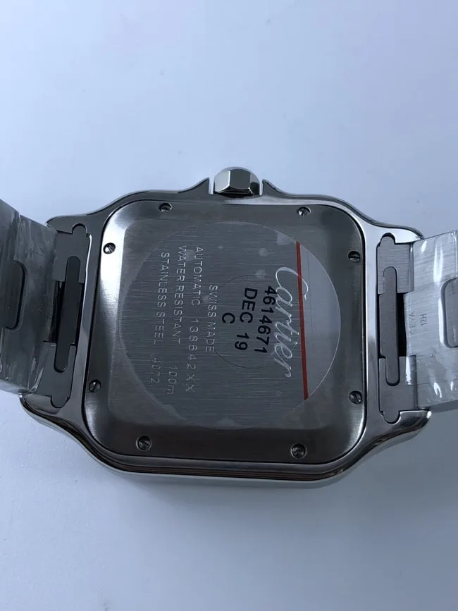 까르띠에 산토스 40mm 라지 블루다이얼 상세 이미지 3