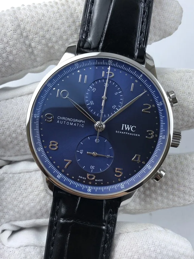IWC 포르투기저 150주년 블루 다이얼 상세 이미지 4