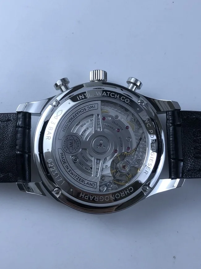 IWC 포르투기저 150주년 블루 다이얼 상세 이미지 6