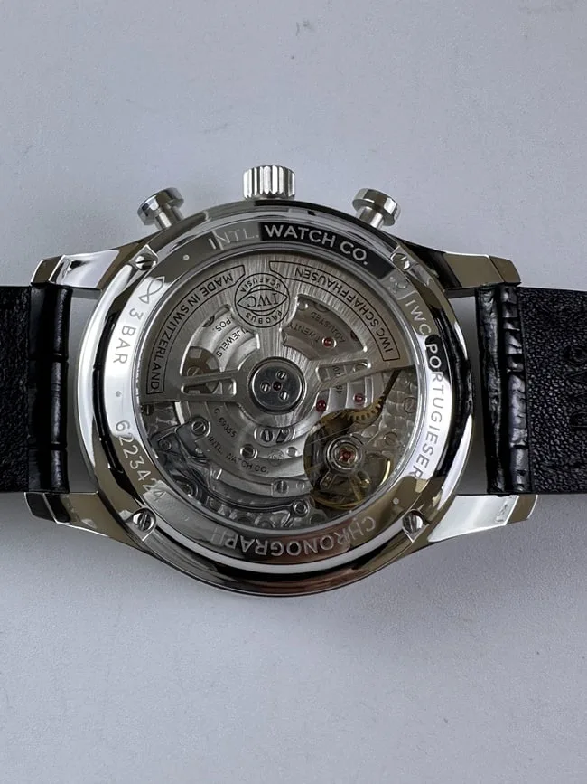 IWC 포르투기저 크로노그래프 그린 다이얼 상세 이미지 3