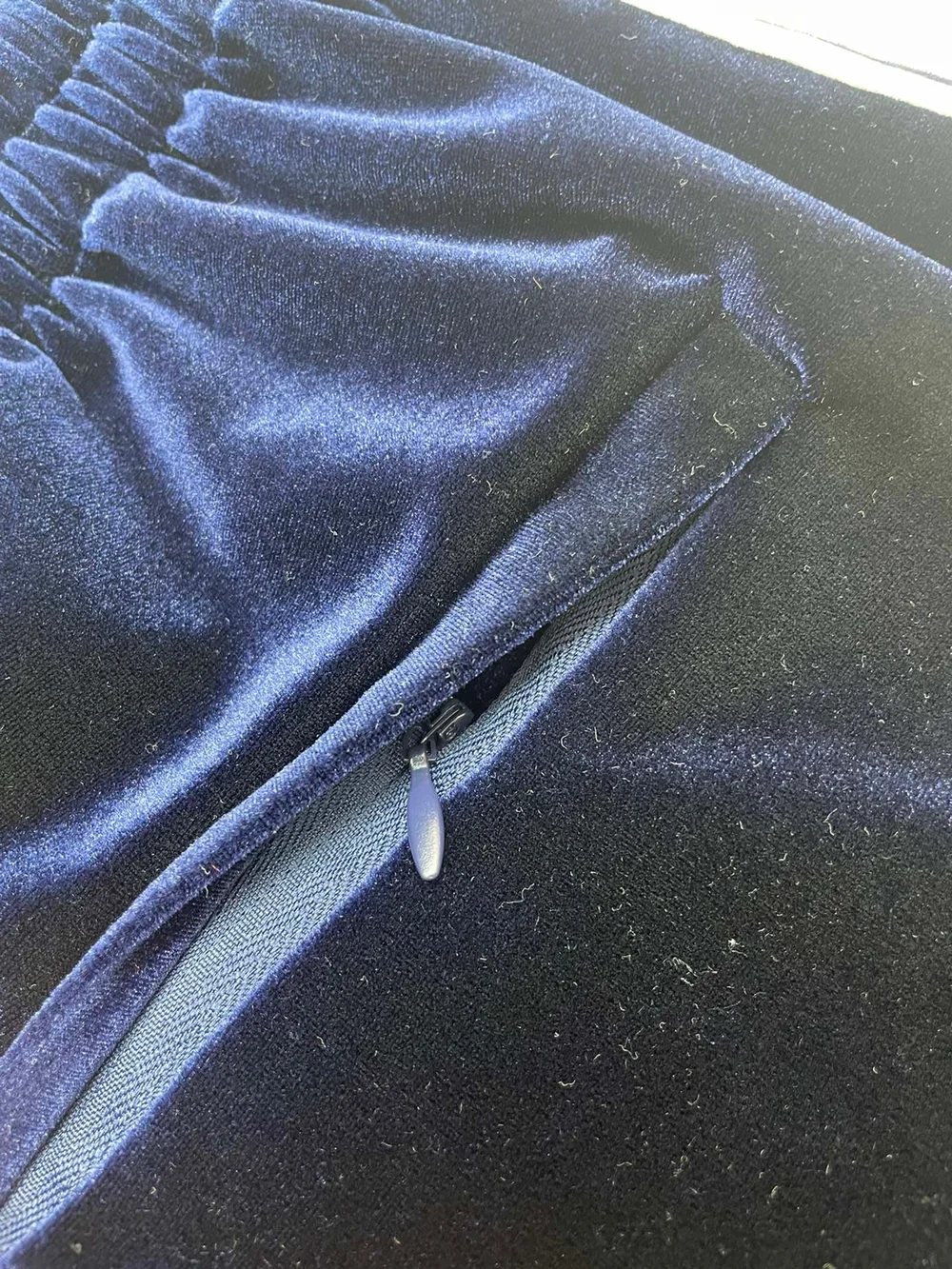 카사블랑카 벨루어 로렐 쇼츠 블루
